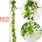 5 Pack Wisteria Garland – 33FT Artificial Hanging Vine with Fake Flowers for Wedding, Party, Home & Garden Decoration